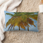 ハワイアンエキゾチックビーチパームツリーズ ランバークッション (ブランケット)