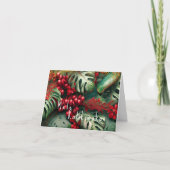 ハワイアンエレガントクリスマスセンターピース カード (正面)