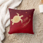 ハワイアンエレガントクリスマス クッション (ブランケット)