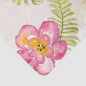 ハワイアンエレガント熱帯フローラ水彩 薄葉紙 (詳細)