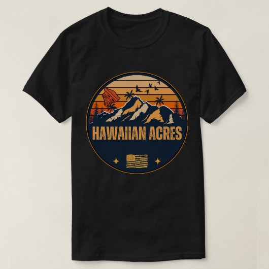 ハワイアンエーカーズ ハワイ Tシャツ (デザイン正面)