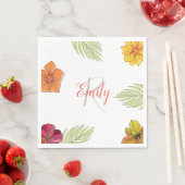 ハワイアンカスタムアロハフローラ スタンダードランチョンナプキン (インサイチュ)