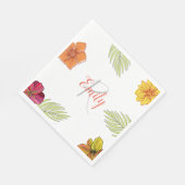 ハワイアンカスタムアロハフローラ スタンダードランチョンナプキン (角)