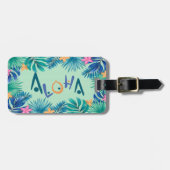 ハワイアンカラフルアロハグリーティング ラゲッジタグ (正面横)