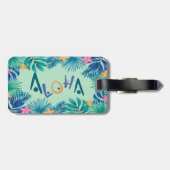 ハワイアンカラフルアロハグリーティング ラゲッジタグ (裏面横)