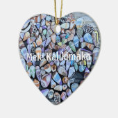 ハワイアンカラフルシーシェルメレカリマカ セラミックオーナメント (左)