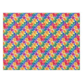 ハワイアンカラフルハイビスカスフローラ テーブルクロス (正面(横))