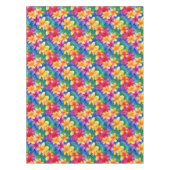 ハワイアンカラフルハイビスカスフローラ テーブルクロス (正面)