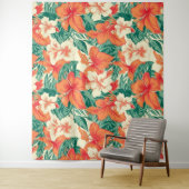 ハワイアンカラフル熱帯花 タペストリー (インサイチュ)