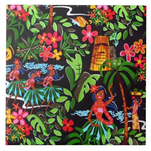 ハワイアンガールズ タイル (正面)