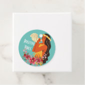 ハワイアンガール吹ズコンチシェルパーソナライズされた フェイバータグ (インサイチュ)