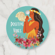 ハワイアンガール吹ズコンチシェルパーソナライズされた