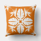 ハワイアンキルトの楽園の鳥ピロー クッション (裏面)