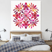 ハワイアンキルトホンウ（ウミガメ） キャンバスプリント (インサイチュ (寝室))