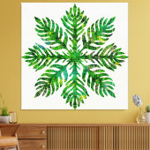 ハワイアンキルトローエシダ キャンバスプリント (インサイチュ (リビング))