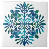 ハワイアンキルト本羽 タイル (正面)