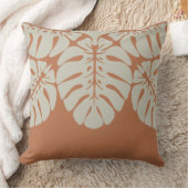 ハワイアンキルト枕 – モンステラ装飾用クッション クッション (ブランケット)