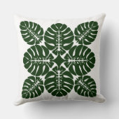 ハワイアンキルト枕 – モンステラ装飾用クッション クッション (裏面)