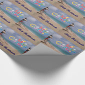 ハワイアンクリスマスアットザビーチ ラッピングペーパー (角)