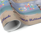 ハワイアンクリスマスアットザビーチ ラッピングペーパー (ロールコーナー)