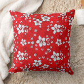 ハワイアンクリスマスアロハシャツピロー クッション (ブランケット)