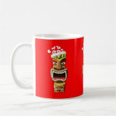ハワイアンクリスマスサンタティキ コーヒーマグカップ (左)