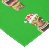 ハワイアンクリスマスサンタティキ テーブルクロス (アングル)