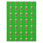 ハワイアンクリスマスサンタティキ テーブルクロス (正面)