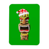 ハワイアンクリスマスサンタティキ マグネット (縦)