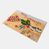 ハワイアンクリスマスドアマット ドアマット (アングル)