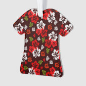 ハワイアンクリスマスハイビスカスオーナメント オーナメント (正面)