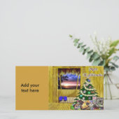 ハワイアンクリスマスフォトカード シーズンカード (スタンド正面)