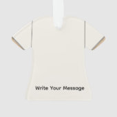 ハワイアングラフィックTシャツ オーナメント (裏面)