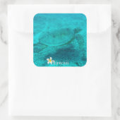 ハワイアングリーンシーカメ スクエアシール (バッグ)