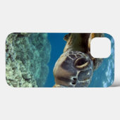 ハワイアングリーンシーカメ Case-Mate iPhoneケース (裏面 (横))