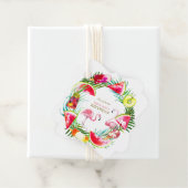 ハワイアングリーンリーフルーツバーズプール誕生日 フェイバータグ (インサイチュ)