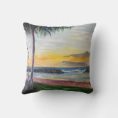 ハワイアンコオリナビーチラグーン2ハラツリー クッション (裏面)