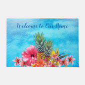 ハワイアンコレクションウェルカムトゥーアットホーム ドアマット (正面)