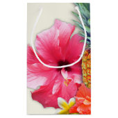 ハワイアンコレクションパイナップルフラワーカスタムズ スモールペーパーバッグ (裏面)