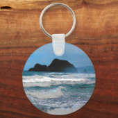 ハワイアンコースタルアイランド海トロピカルパラダイス キーホルダー (正面)