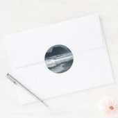 ハワイアンコースタルアイランド海トロピカルパラダイス ラウンドシール (封筒)