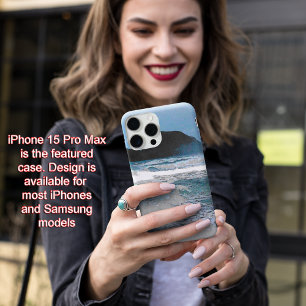 ハワイアンコースタルアイランド海トロピカルパラダイス iPhone 15 PRO MAXケース