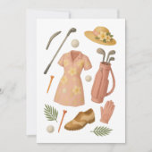 ハワイアンゴルフ女子トーナメント 招待状 (正面)