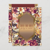 ハワイアンゴールデントロピックスウェディングザデイト 案内ポストカード (正面/裏面)