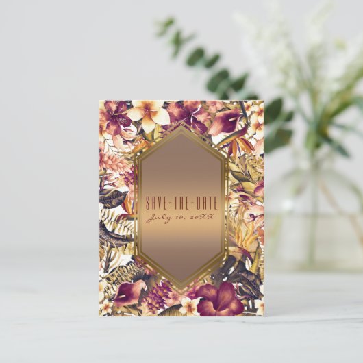 ハワイアンゴールデントロピックスウェディングザデイト 案内ポストカード (スタンド正面)