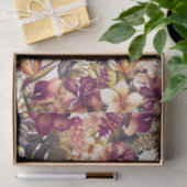 ハワイアンゴールデントロピックスモノグラムレターイニシャル 薄葉紙 (ギフト)