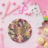 ハワイアンゴールデントロフィエレガントックスモダンヴィンテージ ペーパープレート (パーティー)