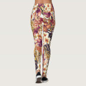 ハワイアンゴールデントロフィエレガントックスモダンヴィンテージ レギンス (裏面)