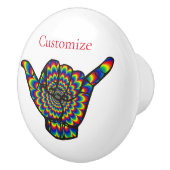 ハワイアンサイケデリックシャカサンダー_コーブ セラミックノブ (右)