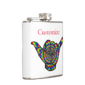 ハワイアンサイケデリックシャカサンダー_コーブ フラスク (右)